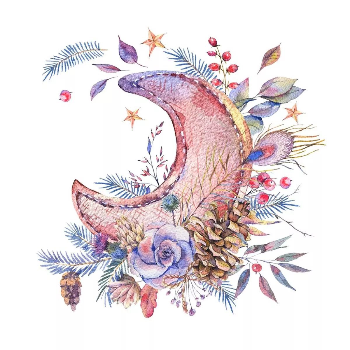 magical-moon-roses-fabric-panel Magical Moon & Roses Fabric Panel