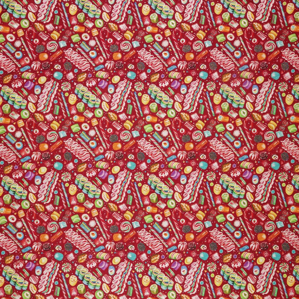 Magical Season Fabric Collection – Magical Sweets Red/Multi