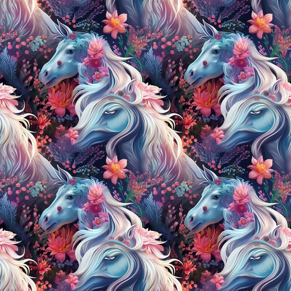 Magical Unicorns #3 Fabric