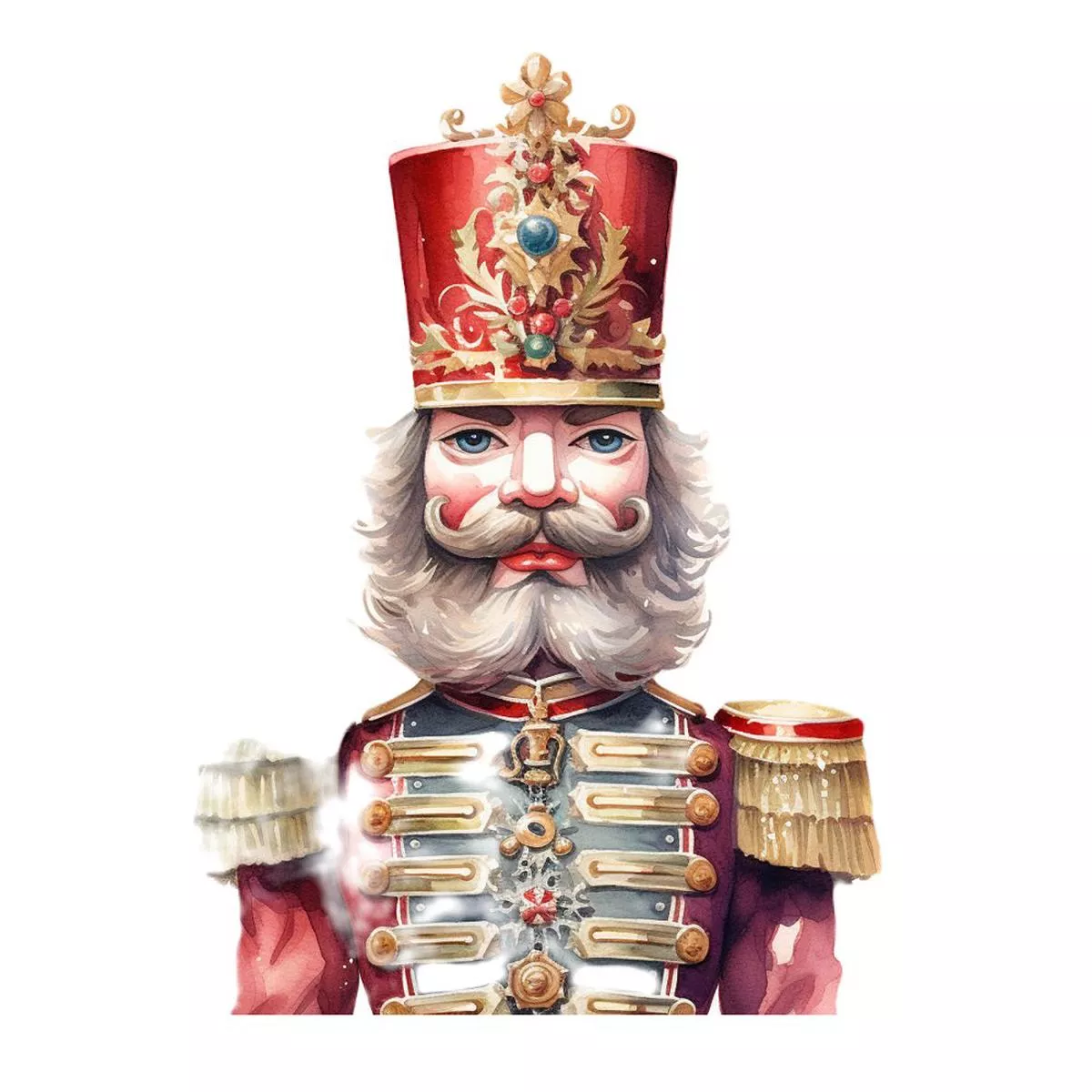 Magnificent Christmas Nutcracker #11 Fabric Panel