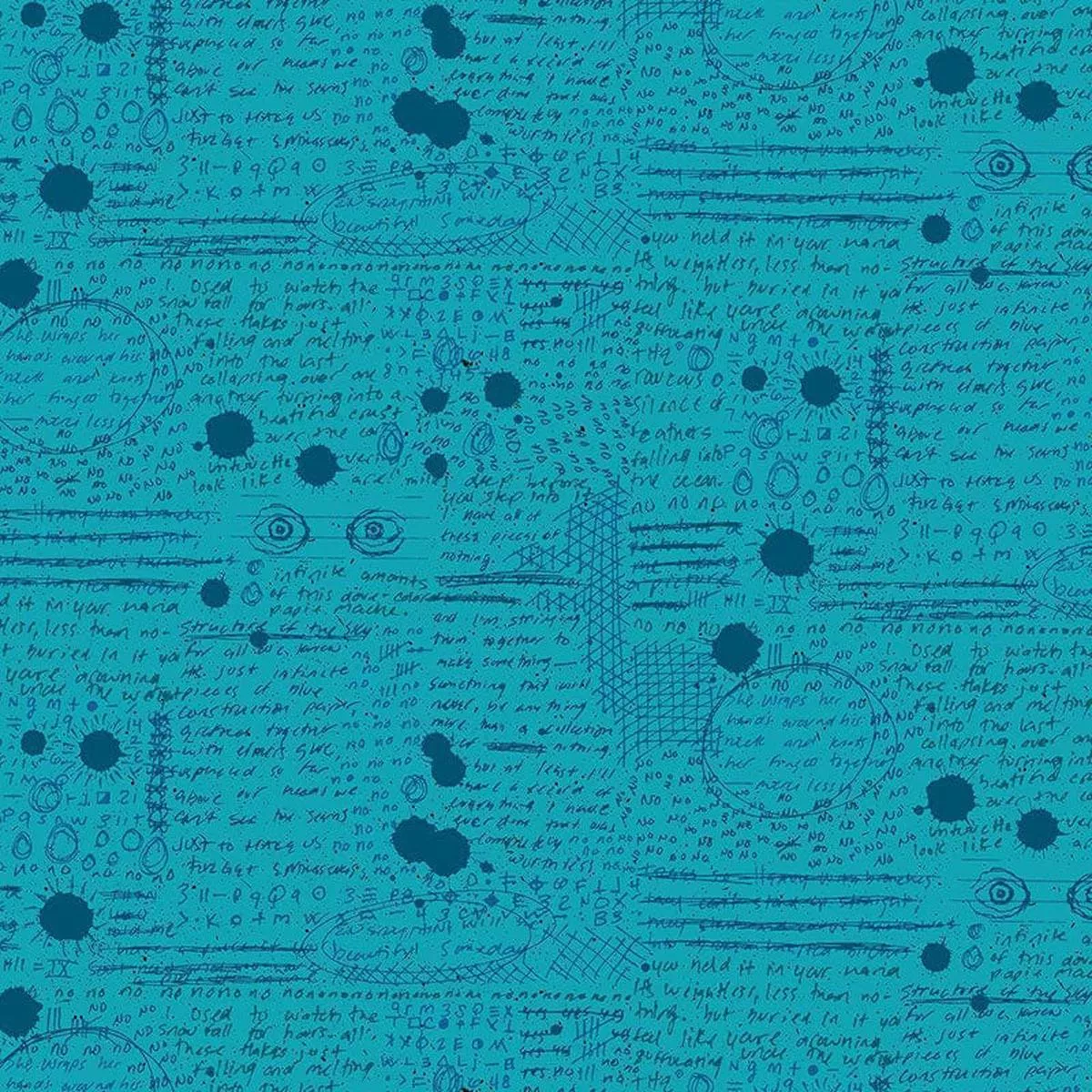 Makower Scrawl – Rant Cerulean 2-456T