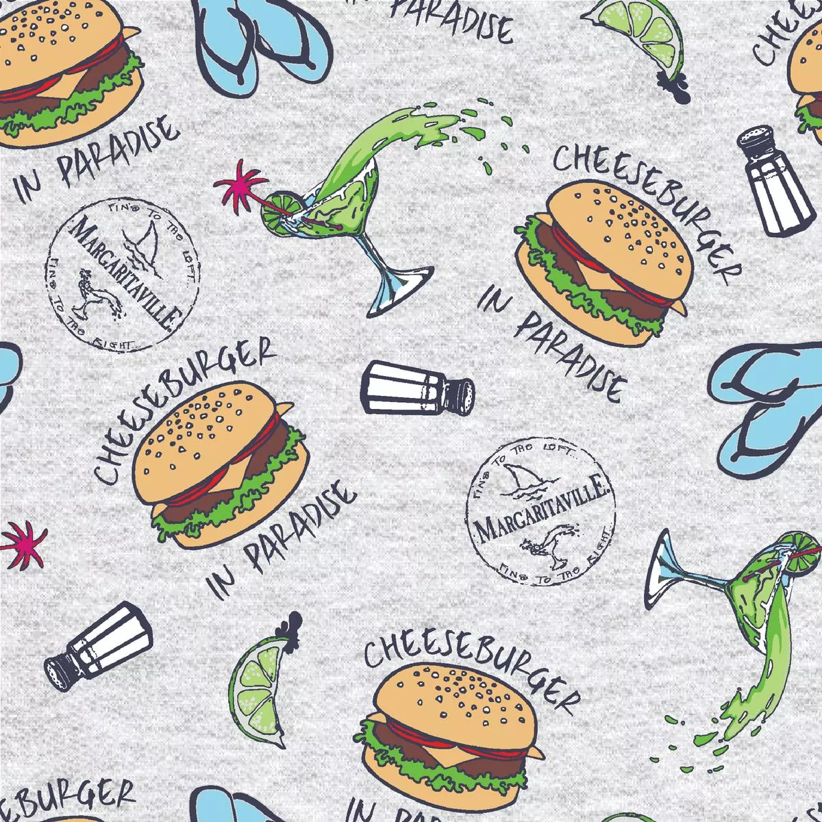 margaritaville-beach-bites-cheeseburger-paradise-fabric Margaritaville – Beach Bites – Cheeseburger Paradise Fabric