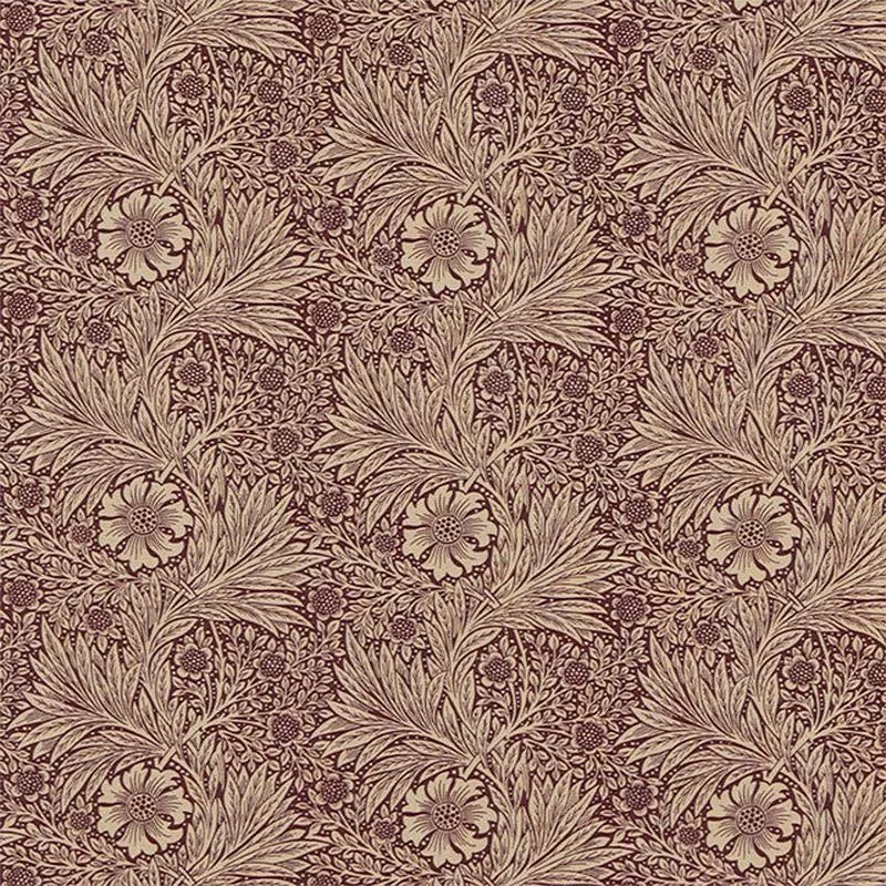 marigold-compilation-brick-manilla-fabric-by-morris-co Marigold Compilation Brick/Manilla Fabric by Morris & Co