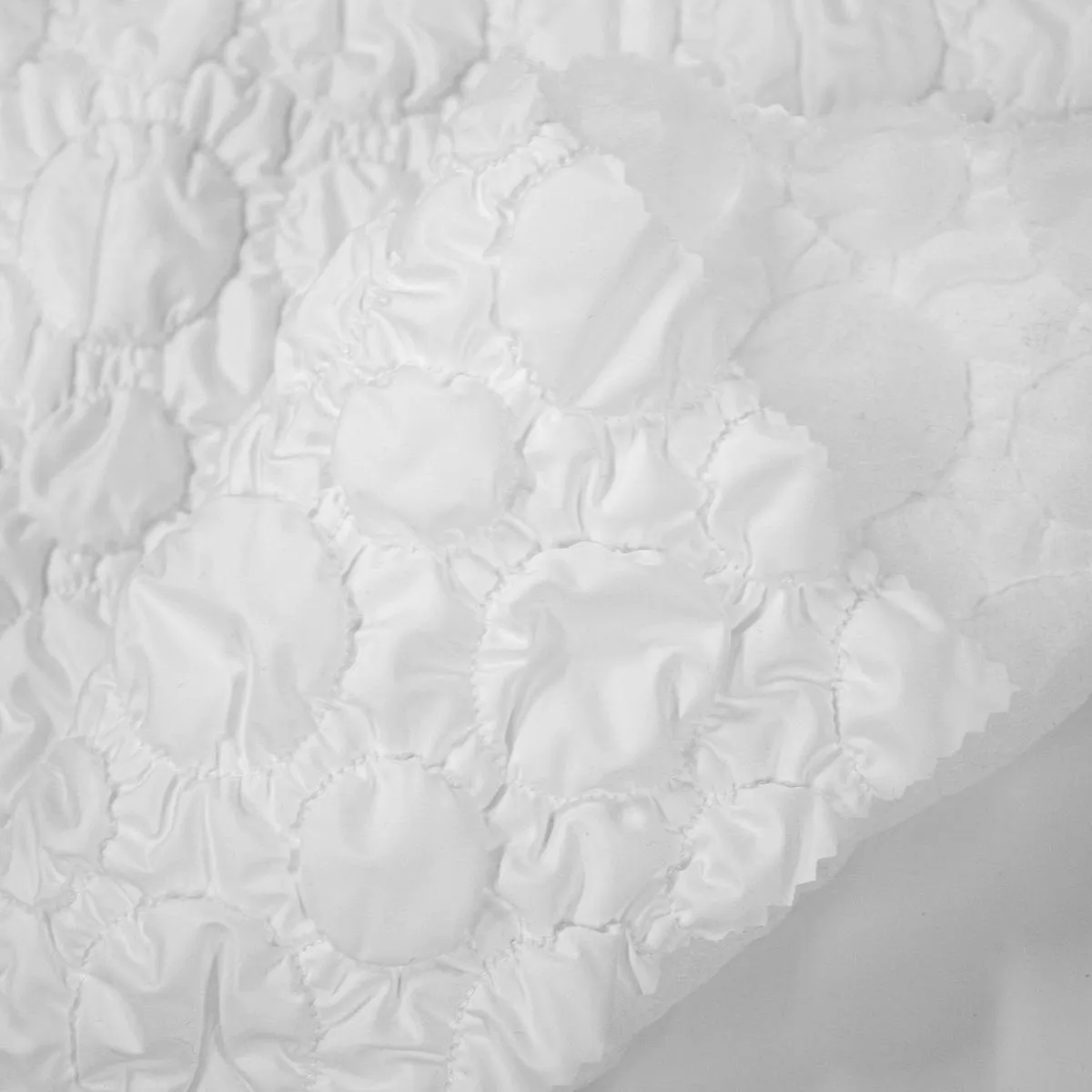 marlyn-white-dot-textured-quilted-wadding-fabric Marlyn White Dot Textured Quilted Wadding Fabric