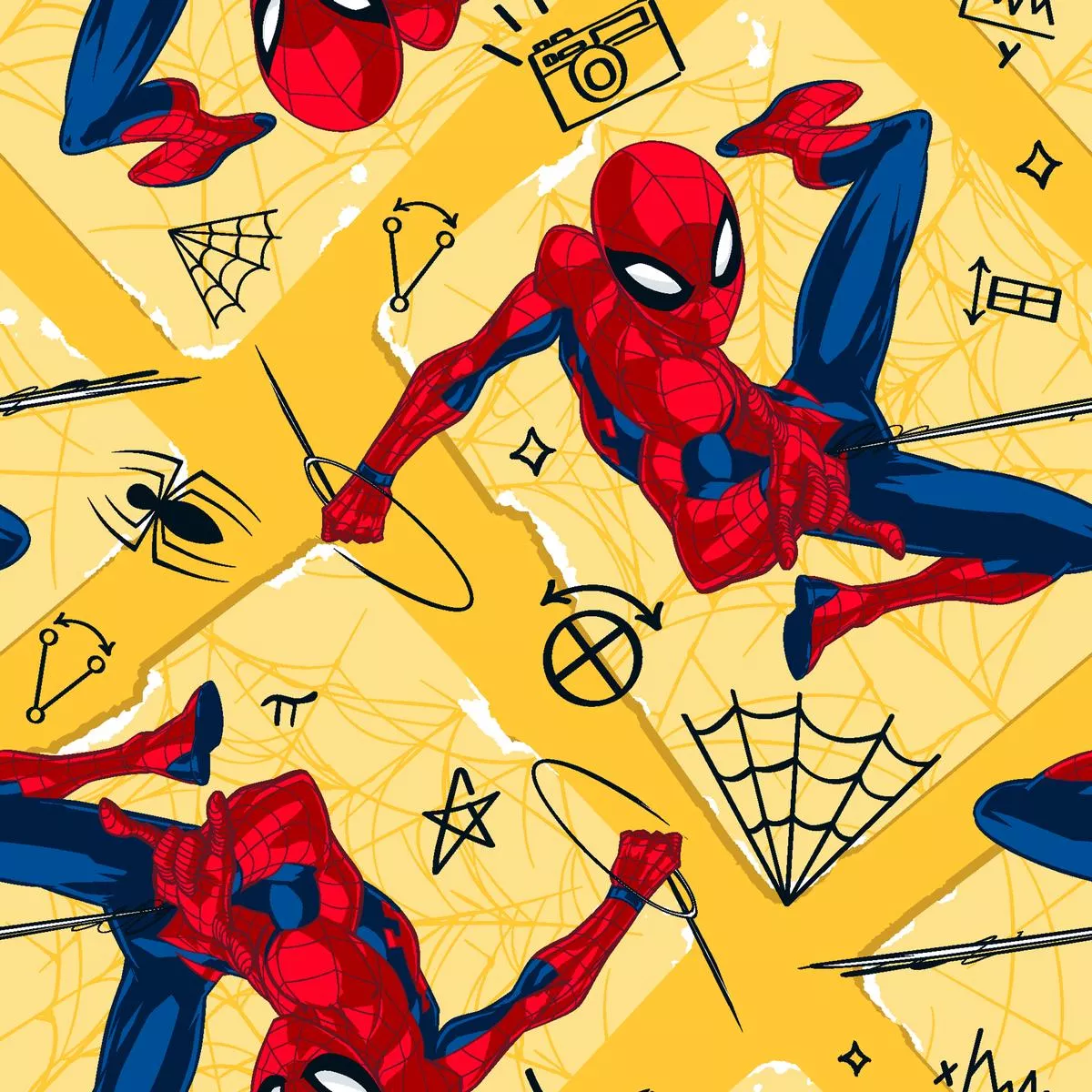Marvel Spider-Man Action Web Slinger Fabric