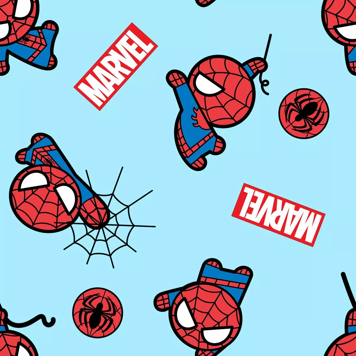 Marvel Spider-Man On The Move Fabric