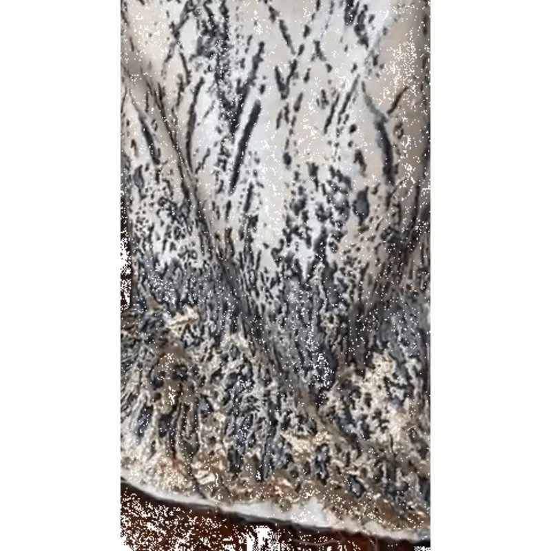 matelass-abstract-border-pattern-novelty-lurex-brocade-panel-gold-dark-grey-grey Matelass Abstract Border Pattern Novelty Lurex Brocade Panel – Gold / Dark Grey / Grey