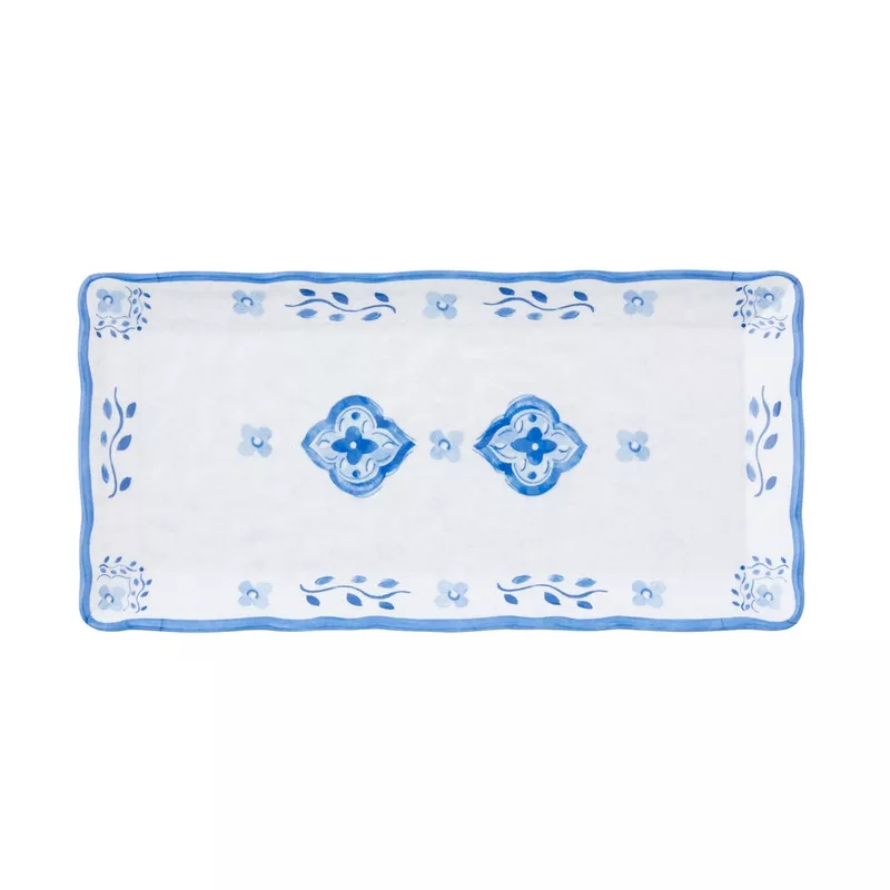 melamine-biscuit-tray-moroccan-blue Melamine Biscuit Tray Moroccan Blue