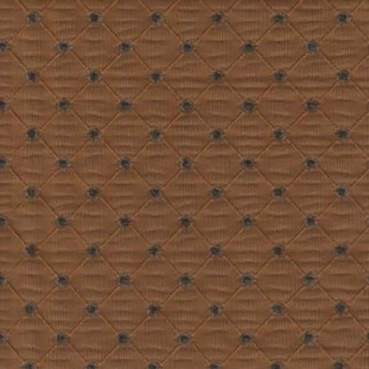 Melrose Copper Two-Toned Diamond Rustic Brown Upholstery Fabric