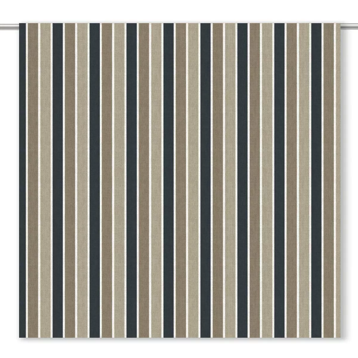 metallic-bow-fabric-by-yard-taupe-navy-blue ‘Metallic Bow’ Fabric by the Yard (Taupe/ Navy Blue)