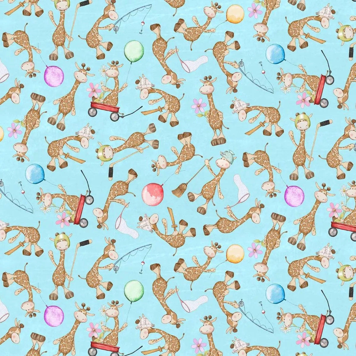 Michael Miller – Sky Adorable Giraffes