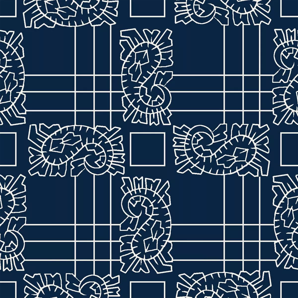midnight-sketch-navy-blue-plaid-fabric Midnight Sketch – Navy Blue Plaid Fabric