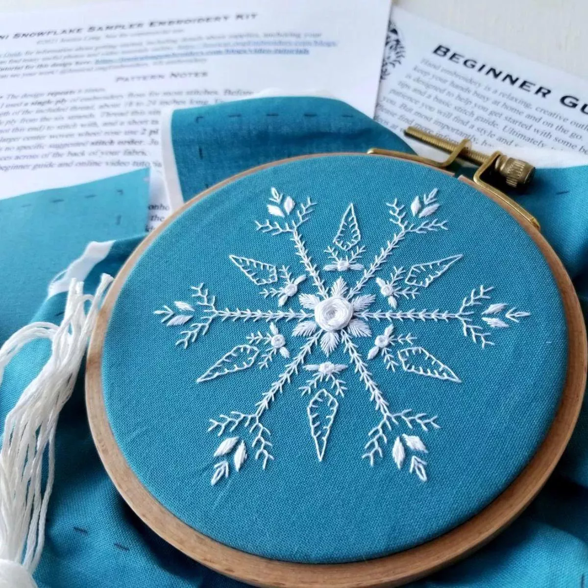 Mini Snowflake Sampler Ornament by JLE Designs