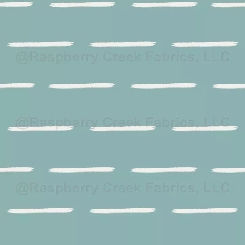Minimalist Ivory Lines on Light Gray Cyan