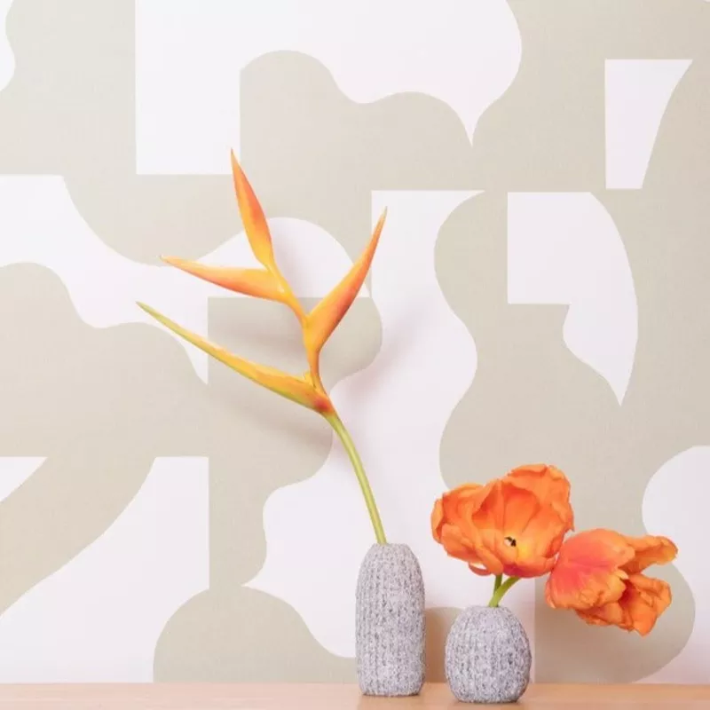 mixed-signals-champagne-on-white-wallcovering Mixed Signals – Champagne on White Wallcovering