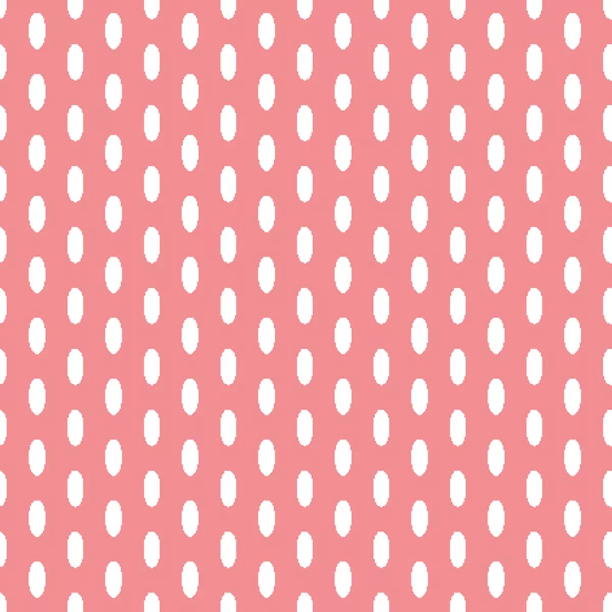 Mod Dots – Coral Pink Dotted Fabric