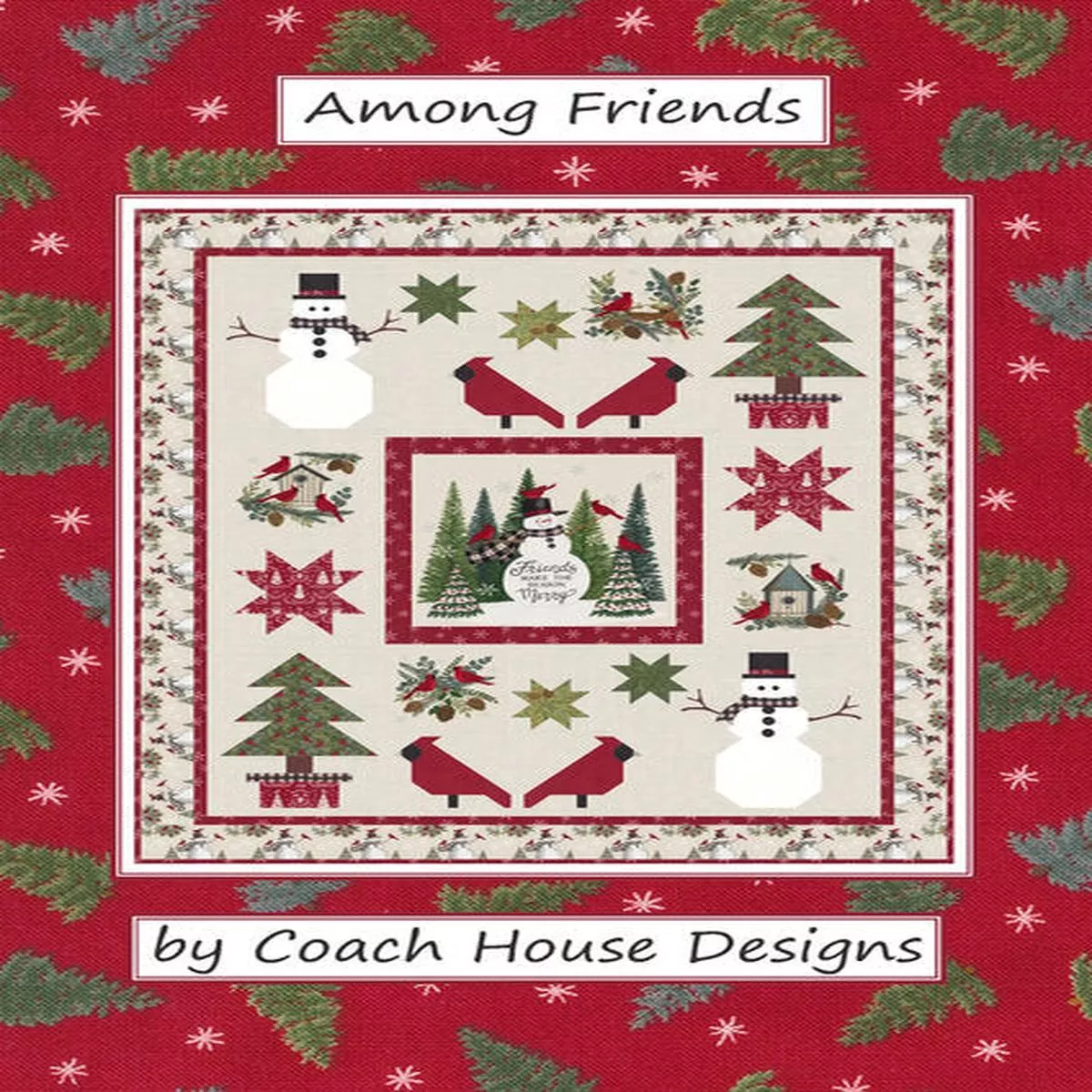 Moda Fabrics Among Friends Lap Quilt Pattern CHD-2433