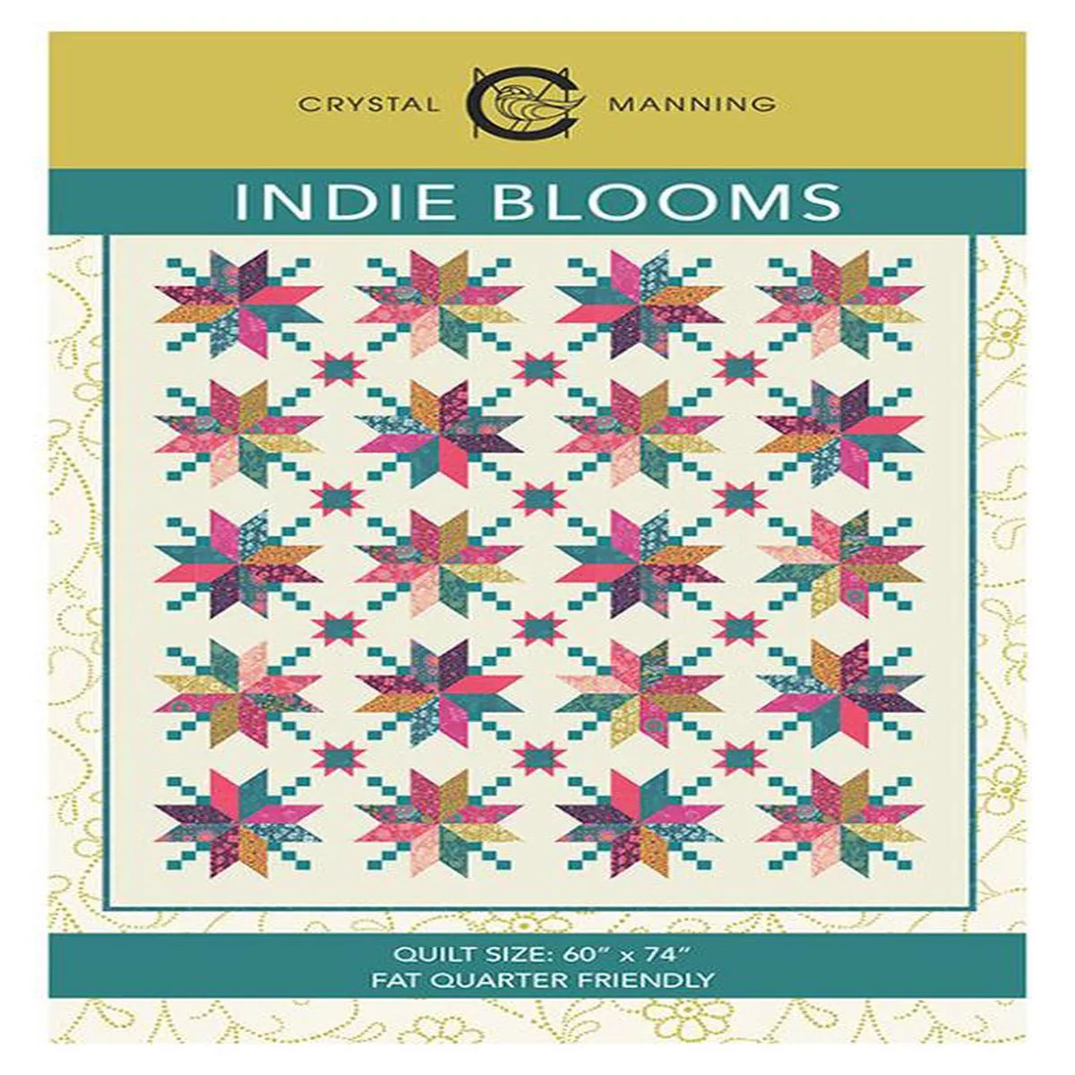 Moda Fabrics Indie Blooms Parlor Quilting Pattern CMA-896