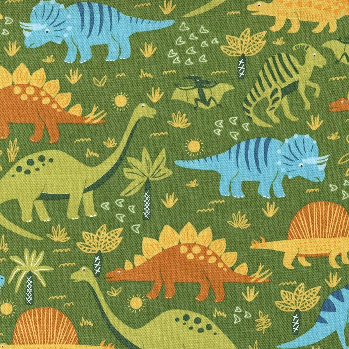 moda-stomp-stomp-roar-fabric-dino-stomp-jungle-20820-18 Moda Stomp Stomp Roar Fabric – Dino Stomp Jungle 20820 18