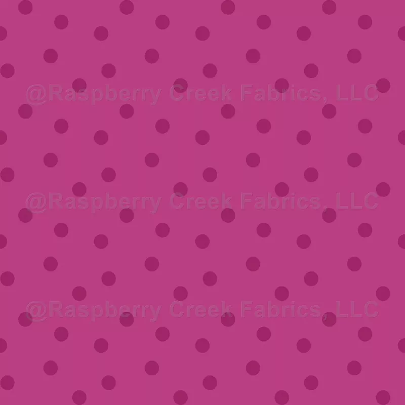 Modern Polka Dots 2 on Smitten Pink