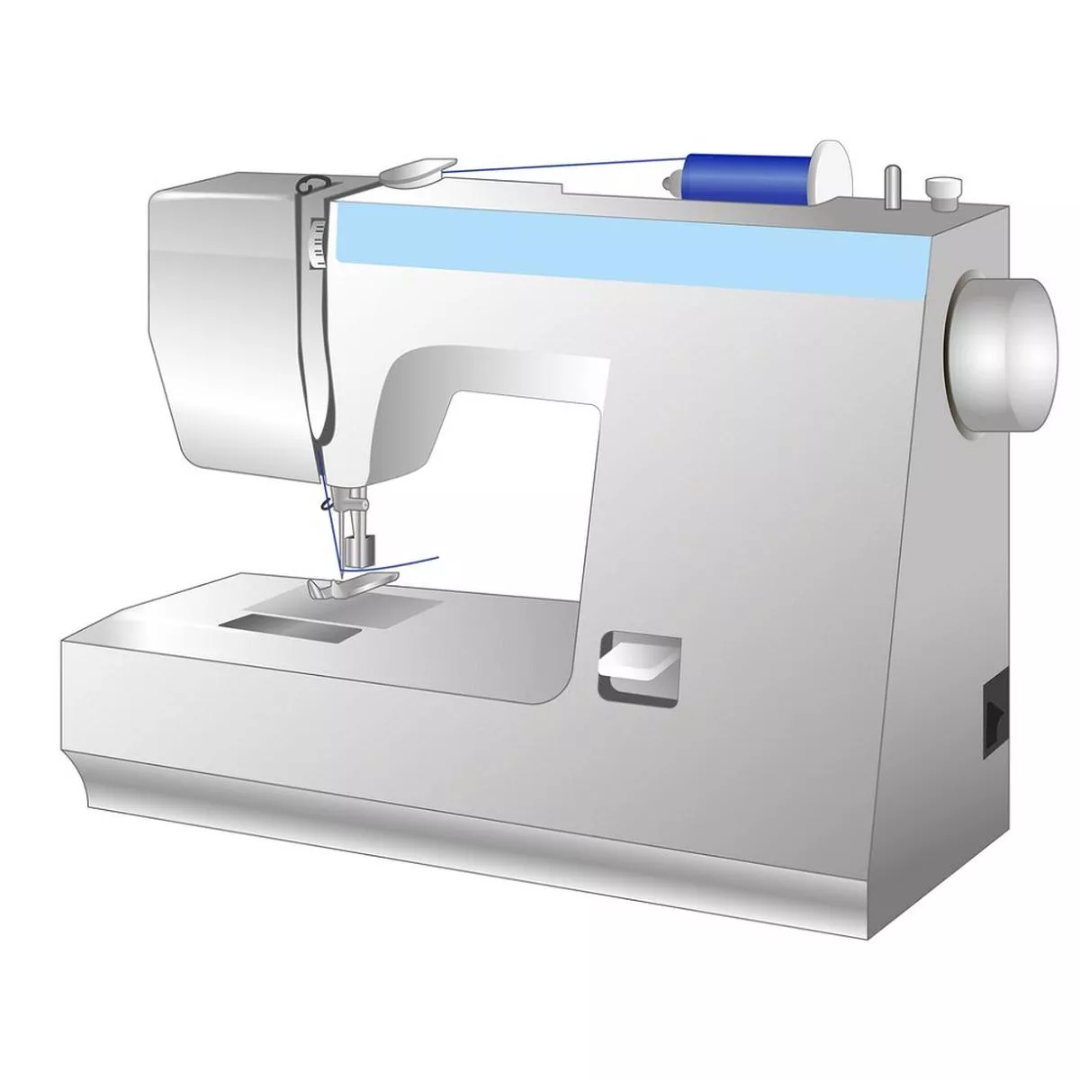 modern-sewing-machine-fabric-panel-white Modern Sewing Machine Fabric Panel – White