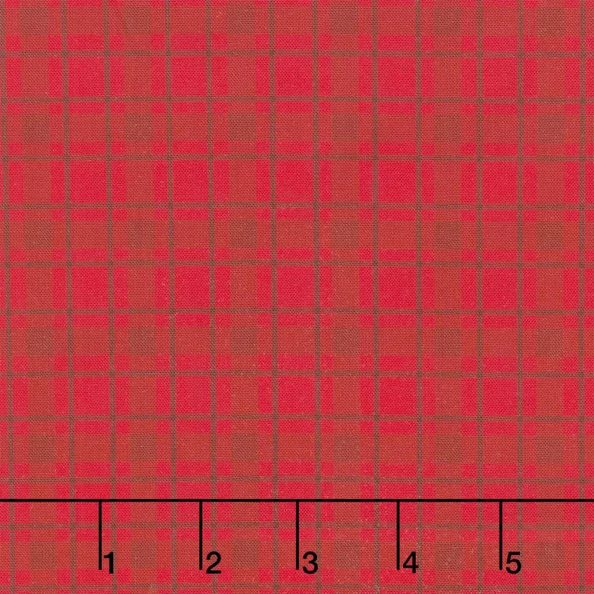 monarch-meadow-plaid-red-brown-yardage Monarch Meadow – Plaid Red Brown Yardage