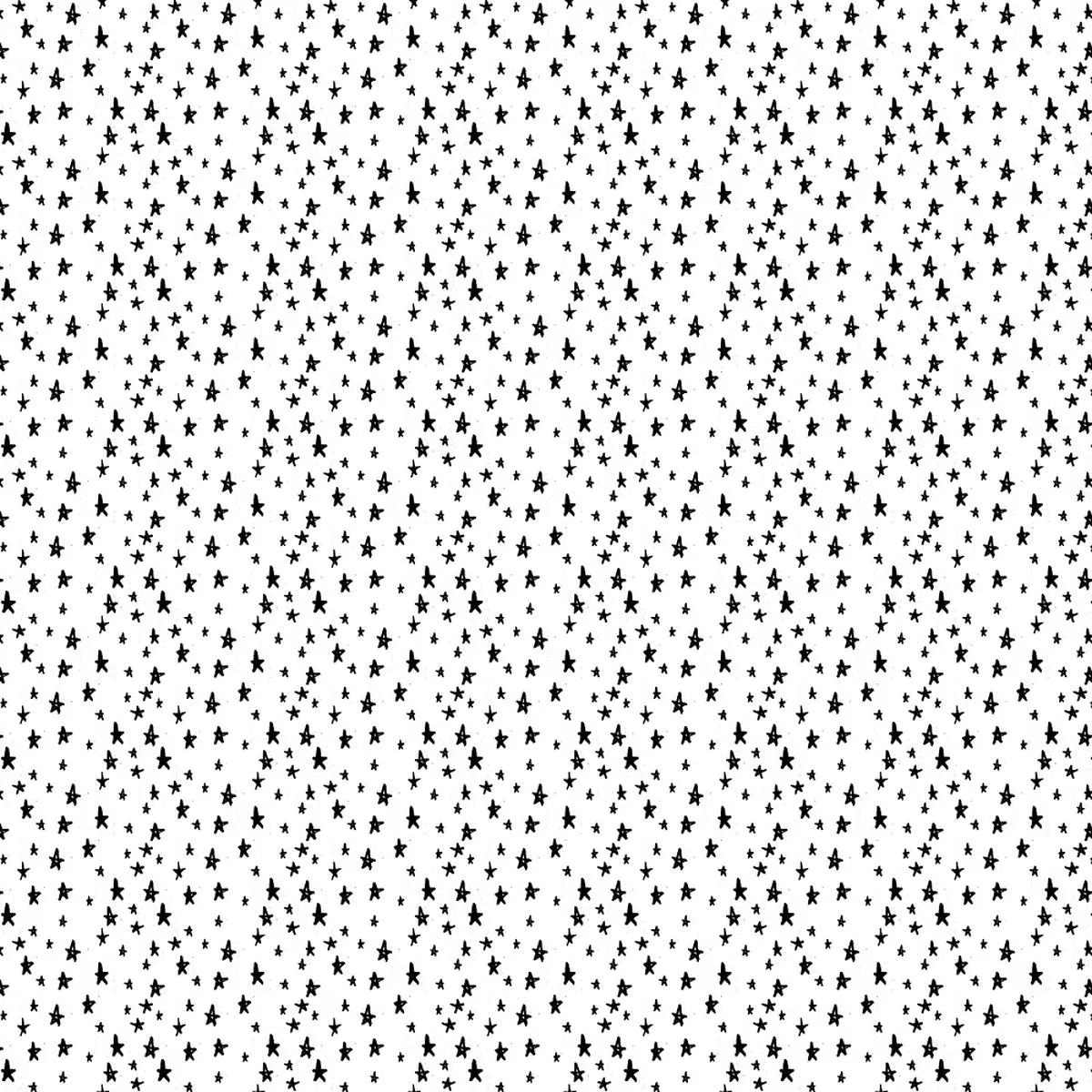 Monochrome Stars Fabric