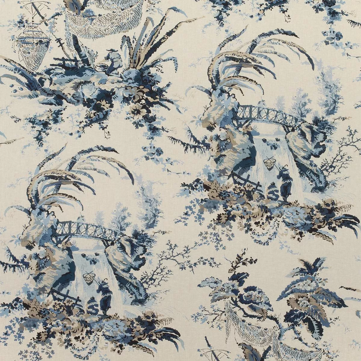 Moorea Blue Fabric