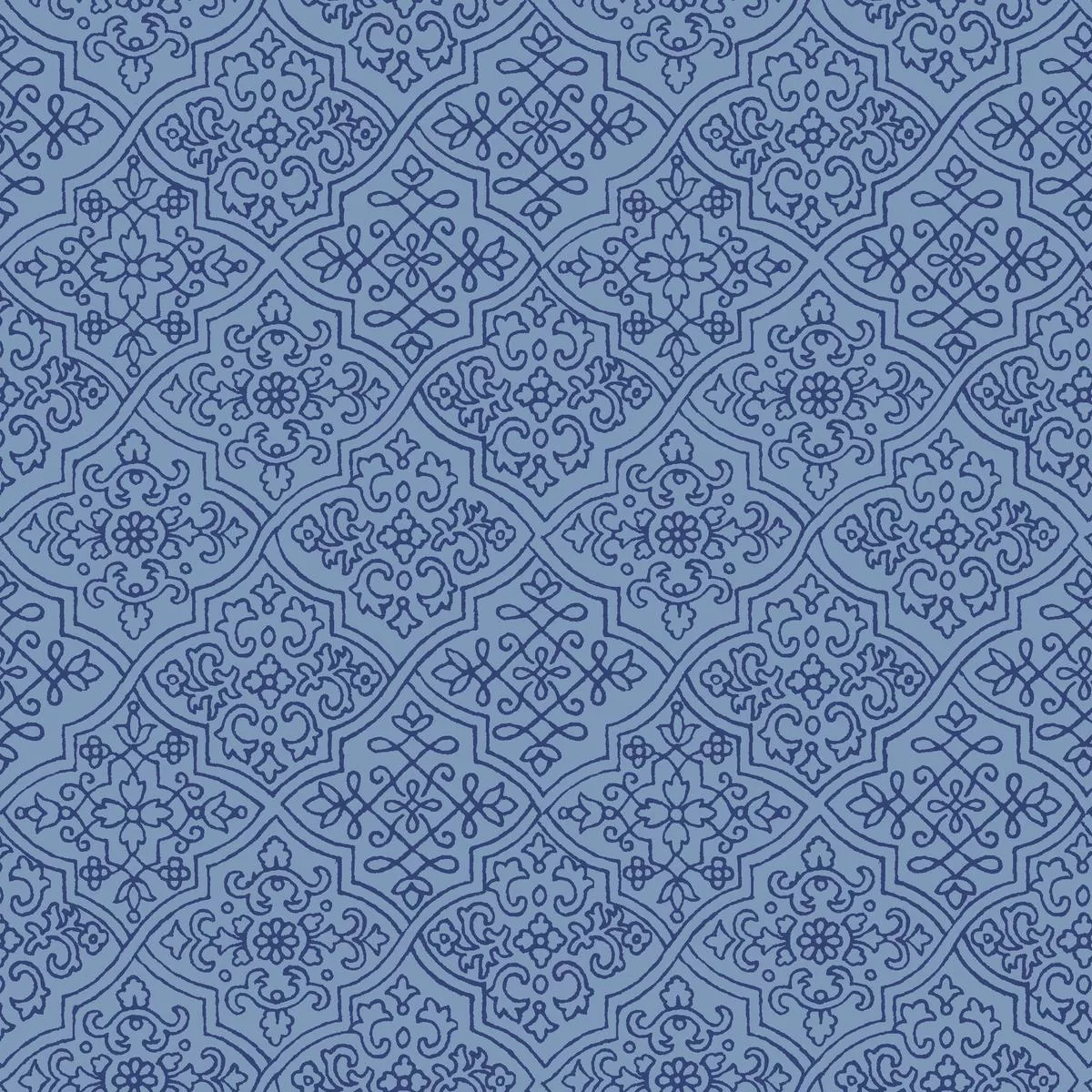 moroccan-splendor-blue-medallion-fabric Moroccan Splendor – Blue Medallion Fabric