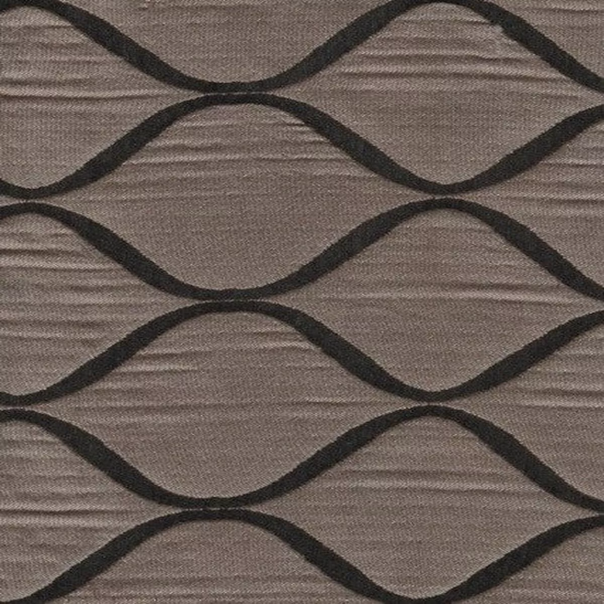 Mozark Dusk Wavey Pattern Pewter Upholstery Fabric