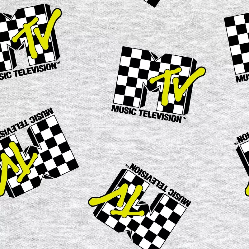 mtv-retro-beats-checkerboard-icon-fabric MTV – Retro Beats – Checkerboard Icon Fabric