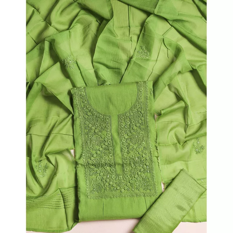 mul-chanderi-embroidered-suit-set MUL CHANDERI EMBROIDERED SUIT SET