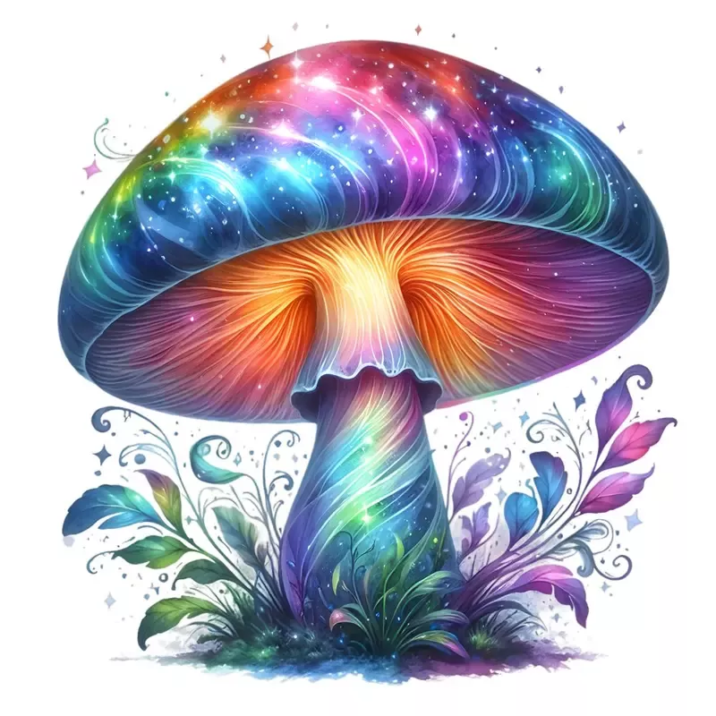 mushroom-garden-4-fabric-panel Mushroom Garden #4 Fabric Panel