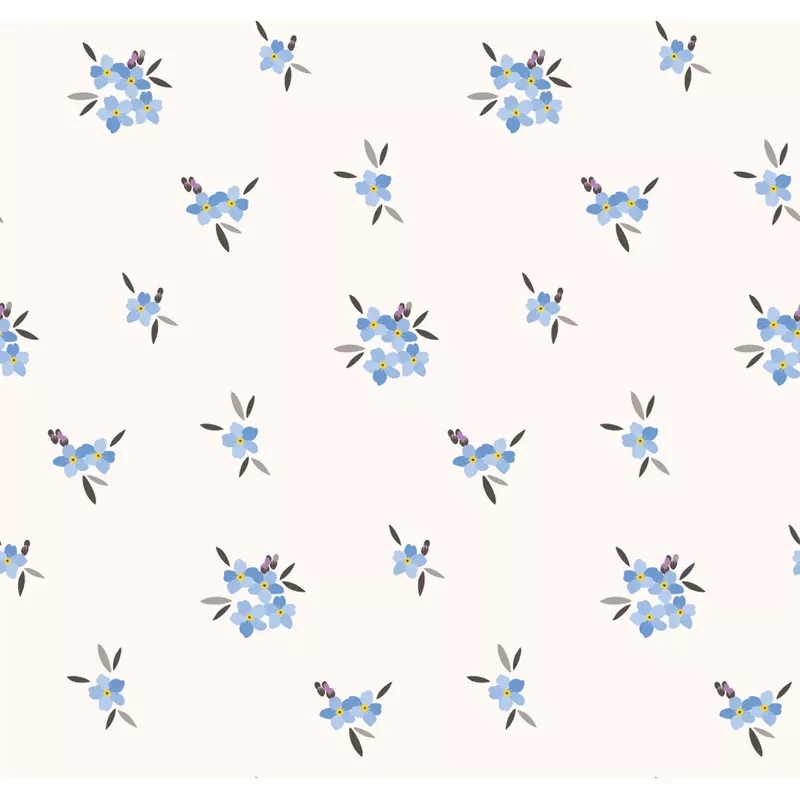 Myosotis Blue Offwhite