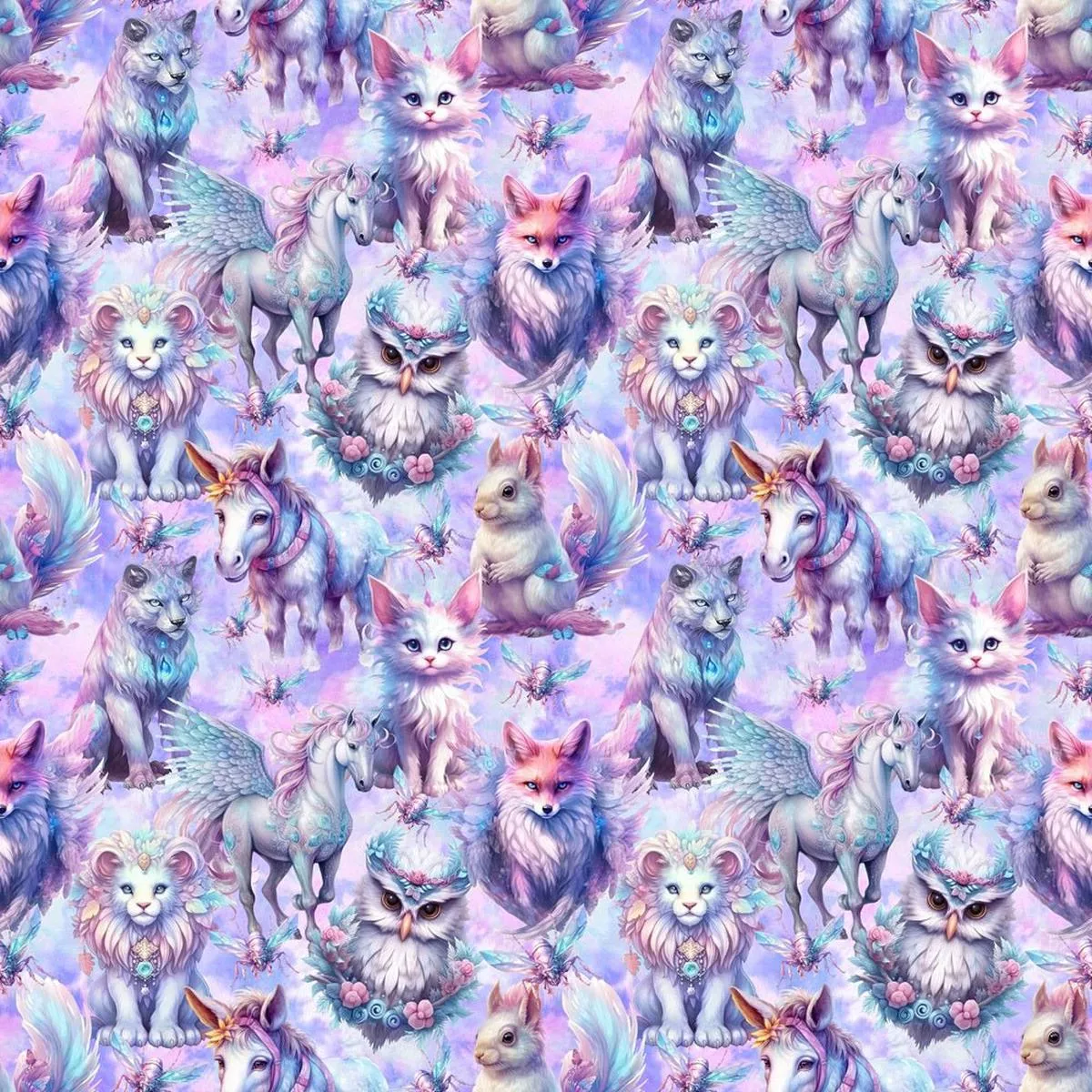 Mystical Animal Fabric