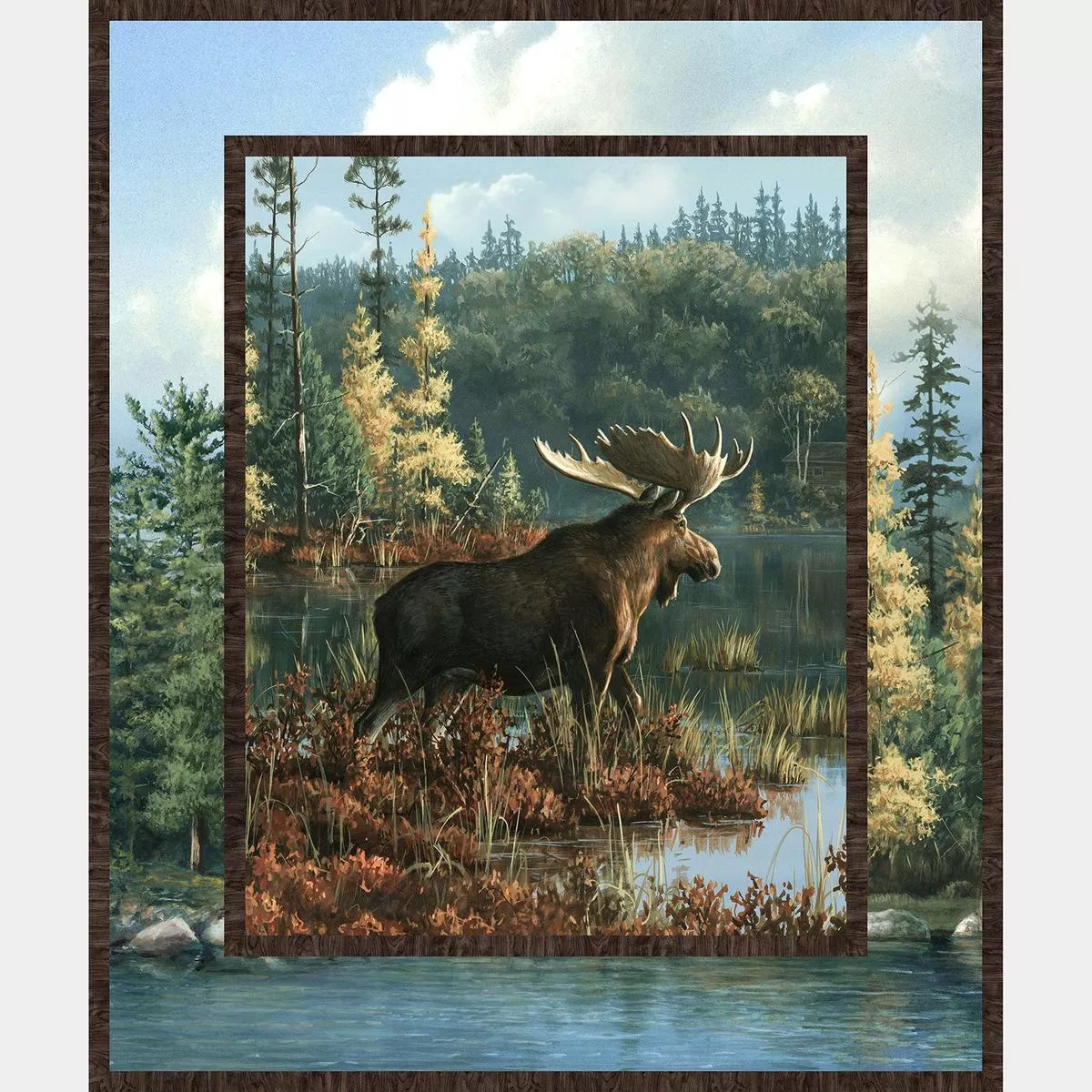 naturescapes-northwood-moose-green-multi-panel Naturescapes – Northwood Moose Green Multi Panel