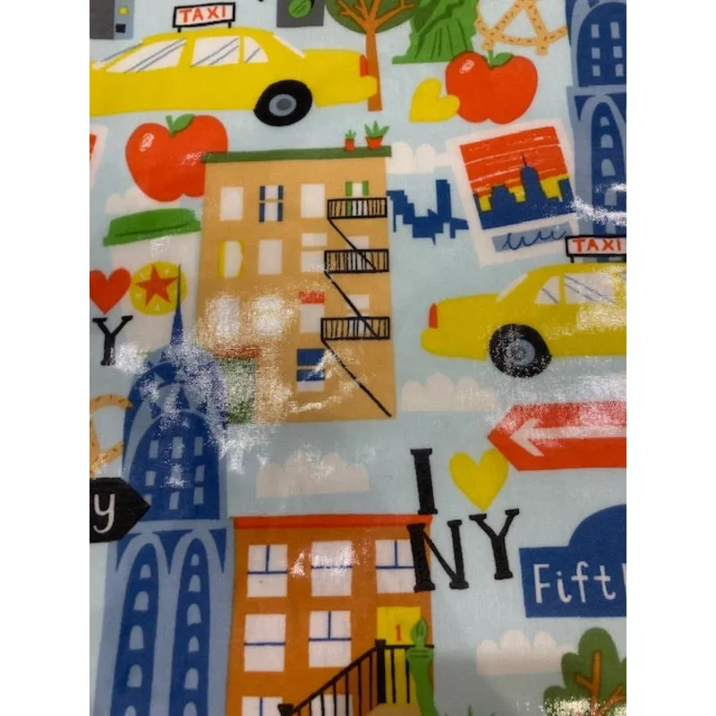 new-york-theme-pvc-coated-cotton New York Theme PVC Coated Cotton