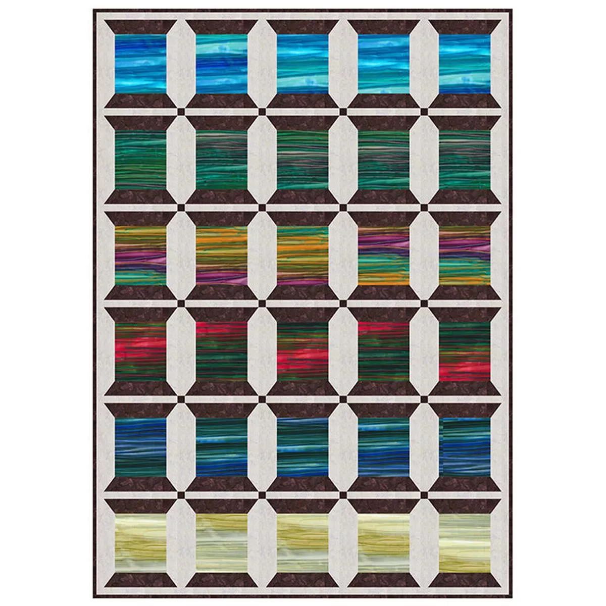 Northcott Fabrics Get Thready Quilt Pattern PTNB0576