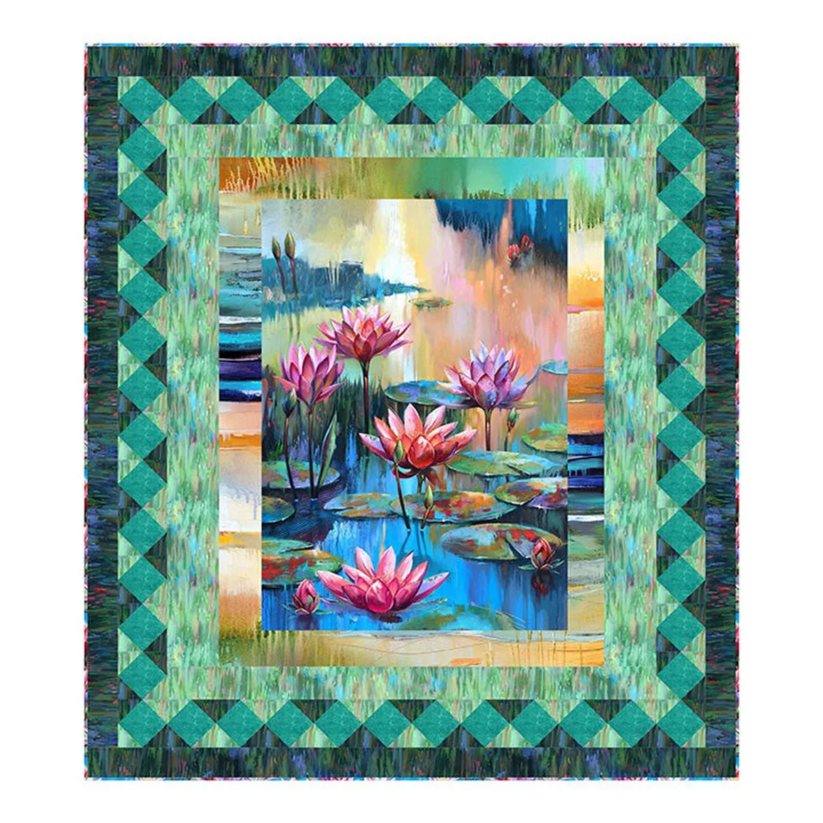 Northcott Fabrics Lotus Quilting Pattern PTN3538