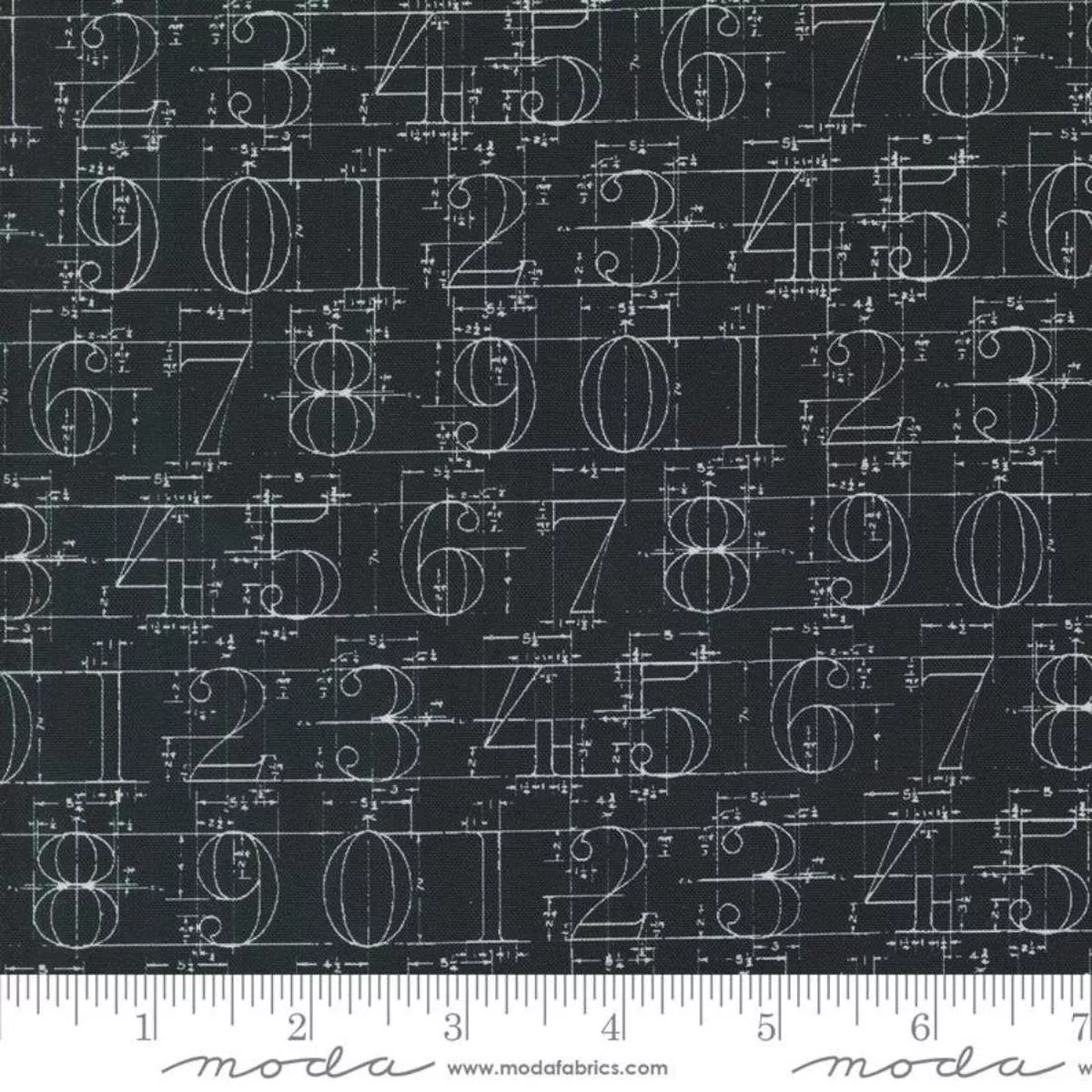 Numbers Ebony by Cathe Holden