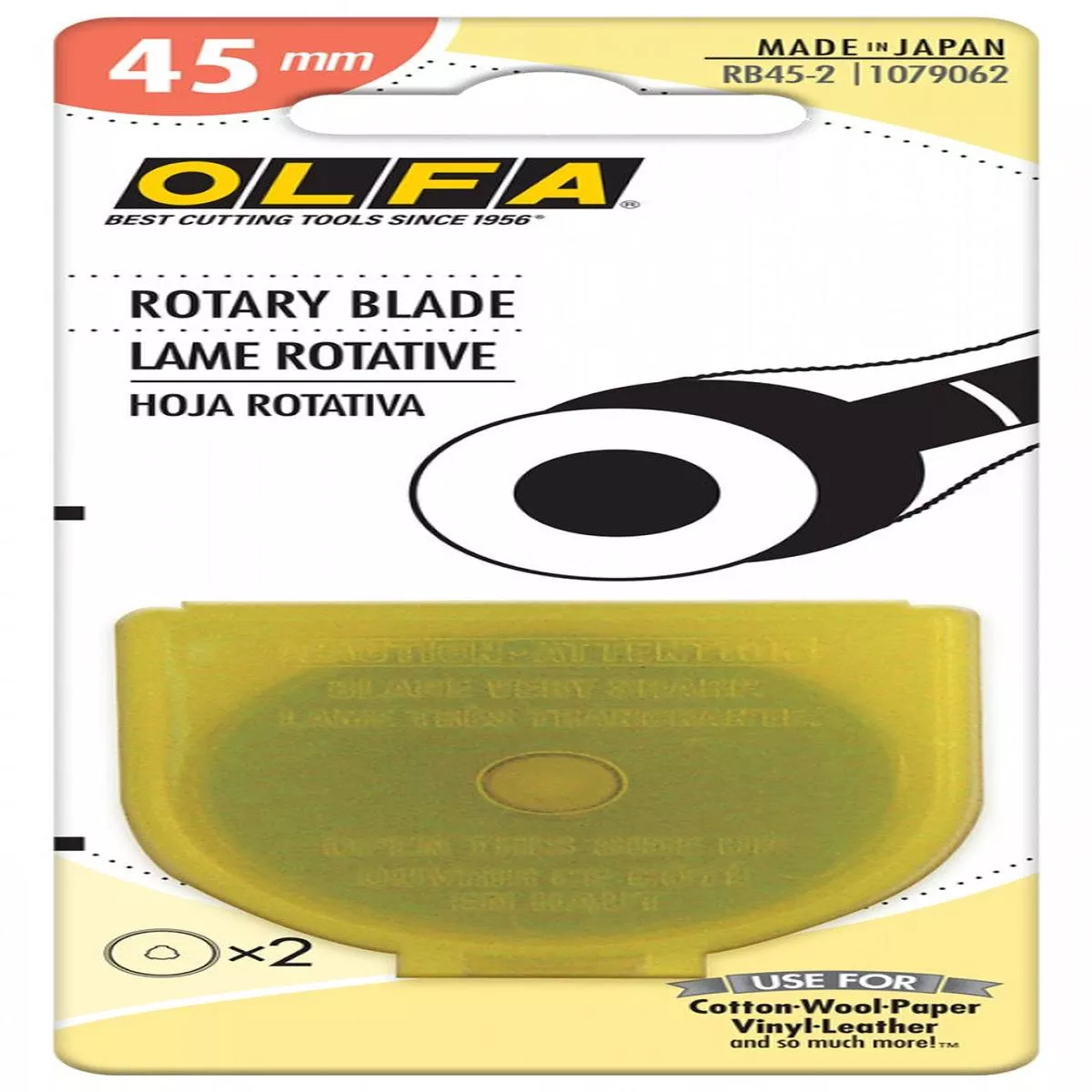 olfa-45mm-rotary-blade-2pk Olfa 45mm Rotary Blade 2pk