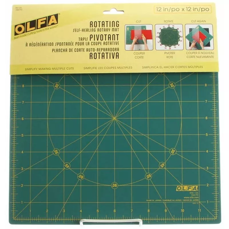 OLFA Spinning Square Cutting Mat 12in