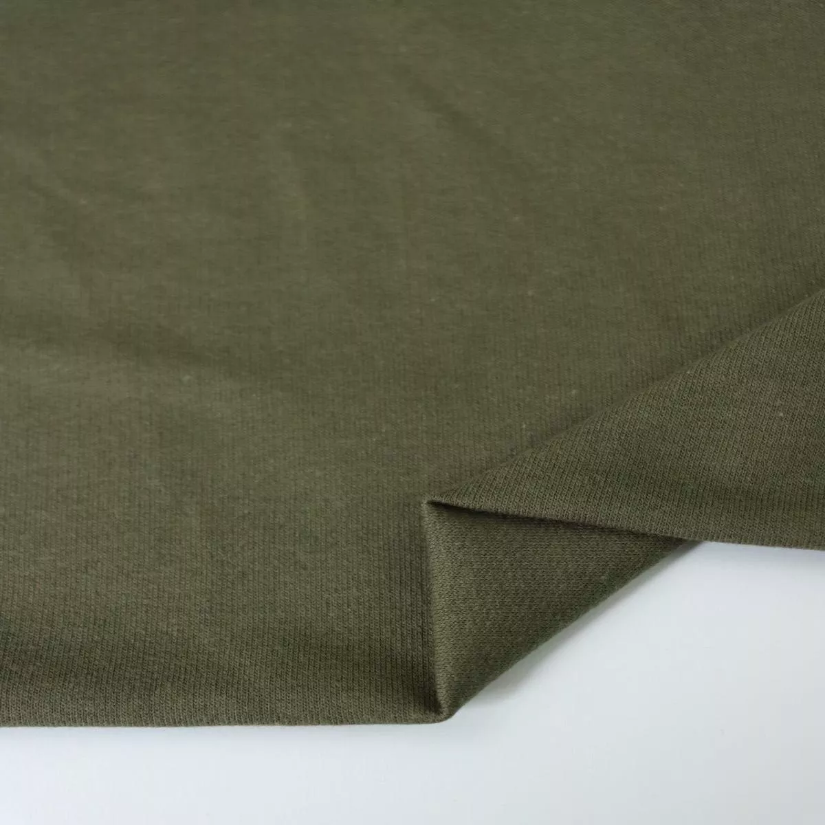 Olive Cotton Spandex French Terry