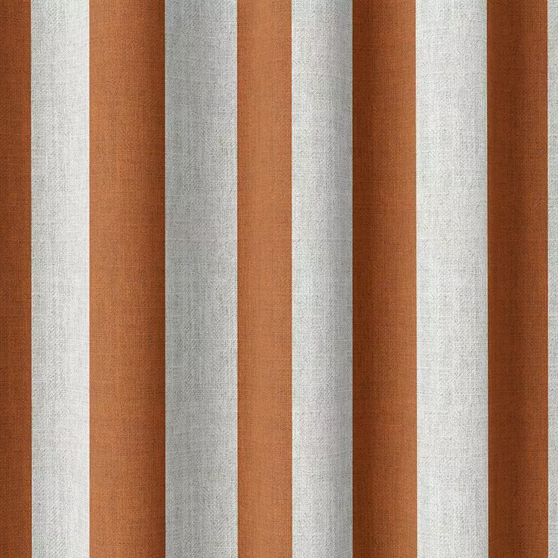 olsberg-fabric-by-metre-burnt-orange-white ‘Olsberg’ Fabric by the Metre (Burnt Orange/ White)