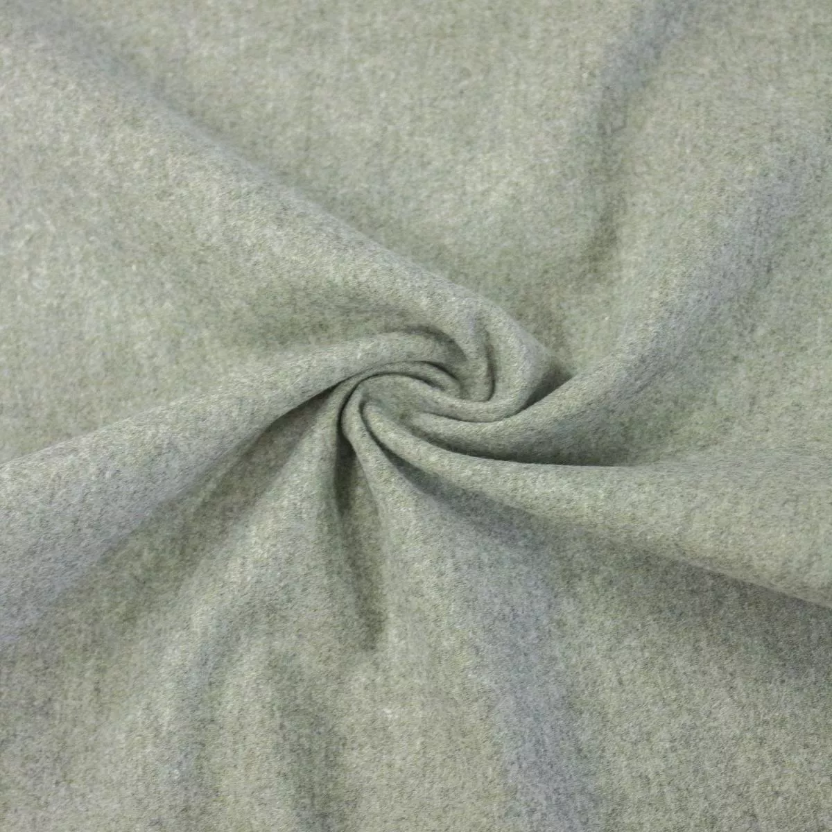 Omer Grayish Green Wool Blend Fabric Stretch