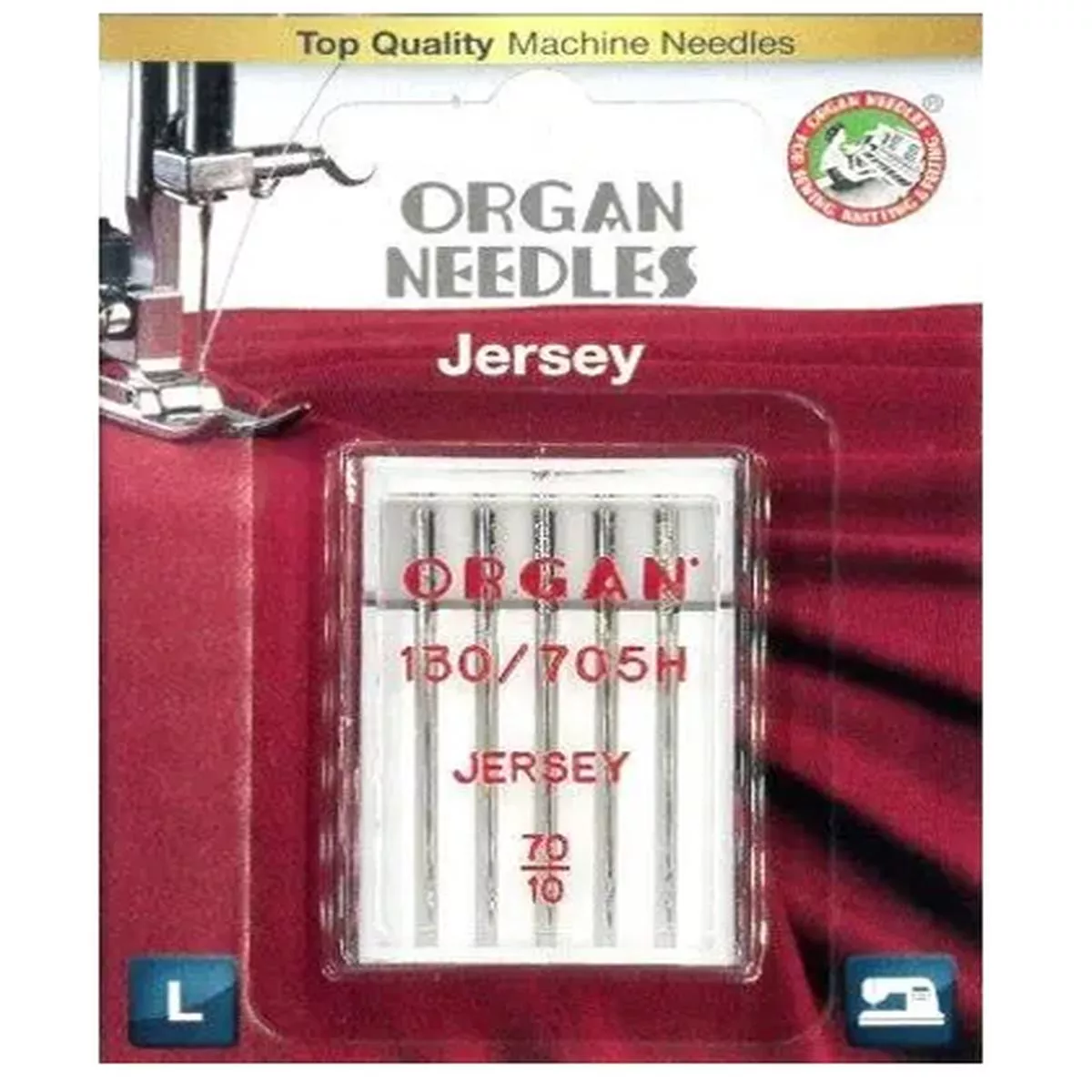 Organ 5pk Jersey Machine Needles