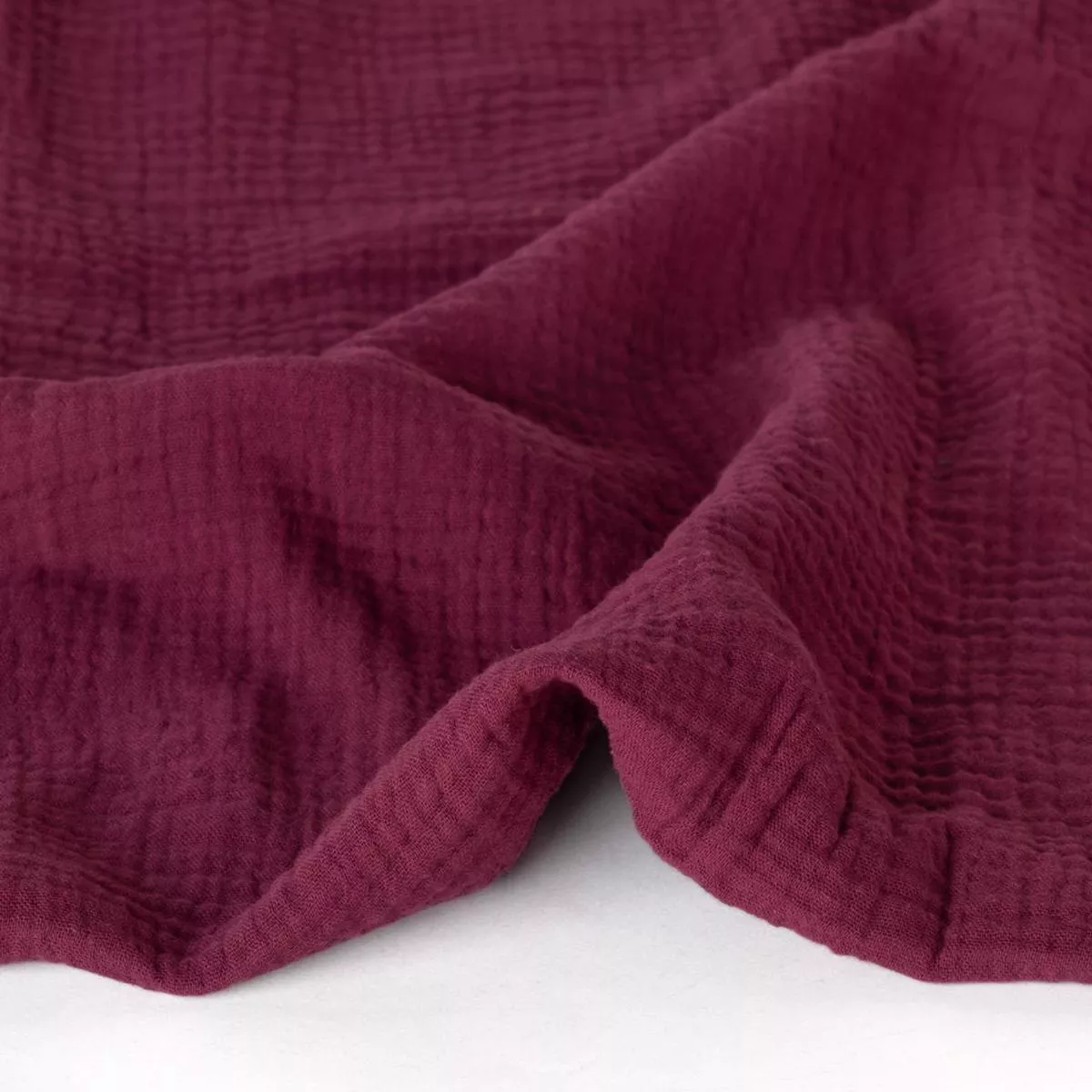 Organic Cotton Double Gauze– Sangria