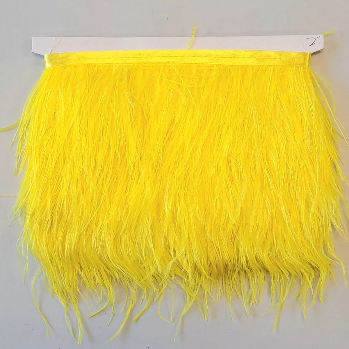 Ostrich Feather Trim – Yellow