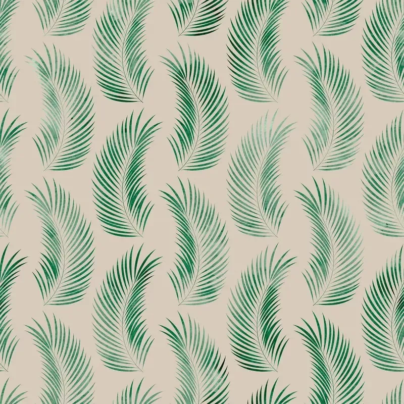 palm-tree-leaves-fabric-tan Palm Tree Leaves Fabric – Tan