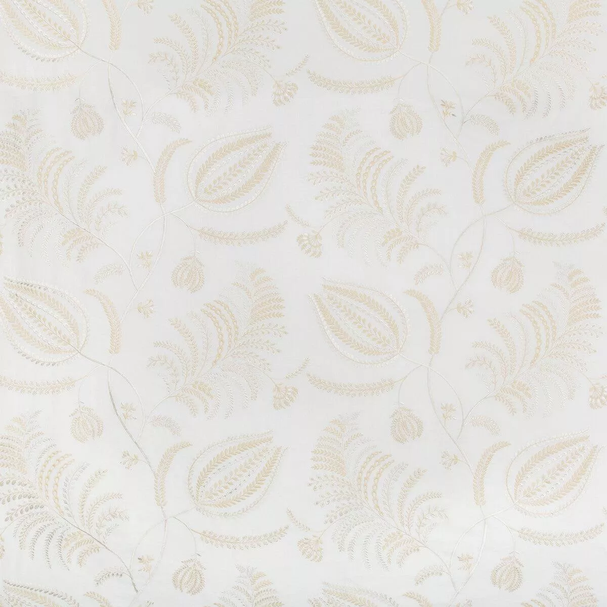 Palmero Emb Ivory/Beige Fabric